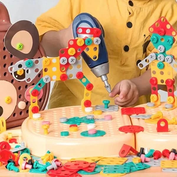 BrightNest Montessori Aufbewahrungsbox für Kinder Kreatives Lernen und Spielen