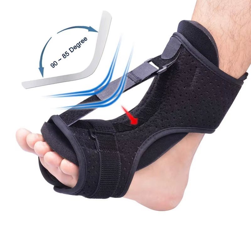 Dorsal nattebandage til plantar fasciitis og fodstøtte om natten