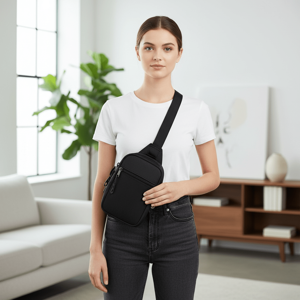 Sac bandoulière compact VivoFlow pour une organisation sans effort