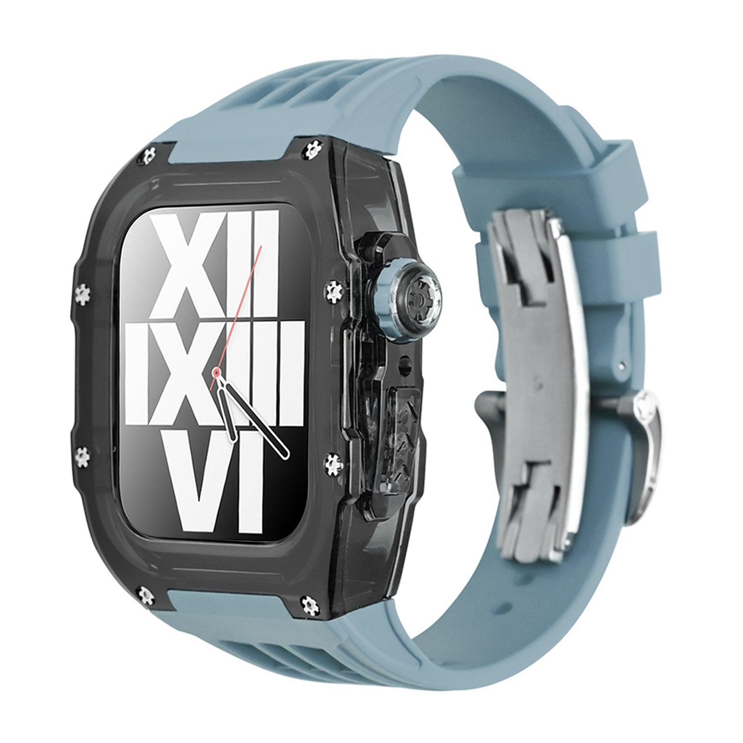 Zestaw ochronny RM V30 Glacier do Apple Watch z paskiem z fluoroelastomeru
