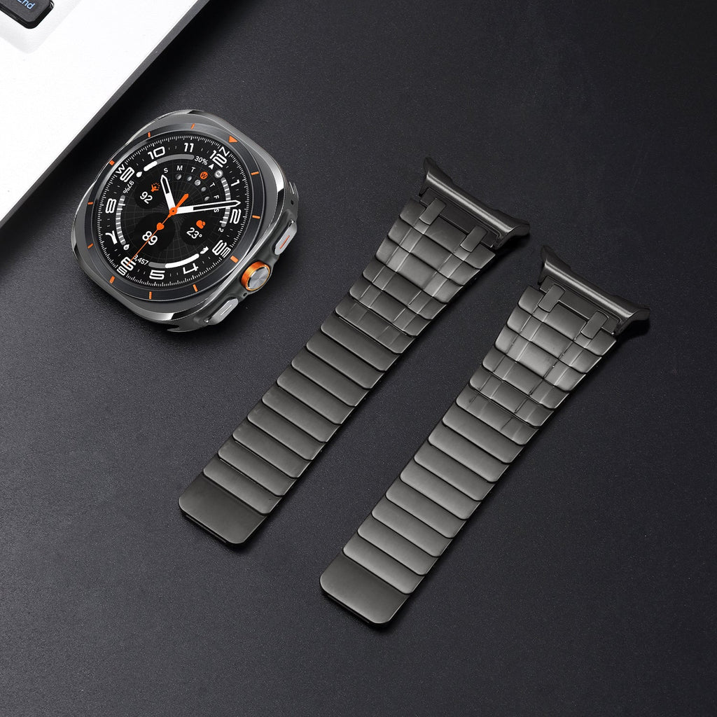 AP frostet rustfrit stål magnetisk rem til Samsung Watch 7 Ultra