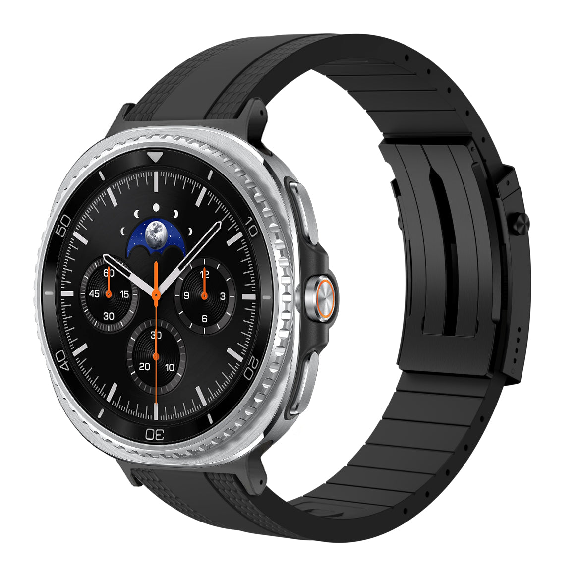 Samsung Galaxy Watch için Premium Ocean Luxe FKM Bant Sürümü