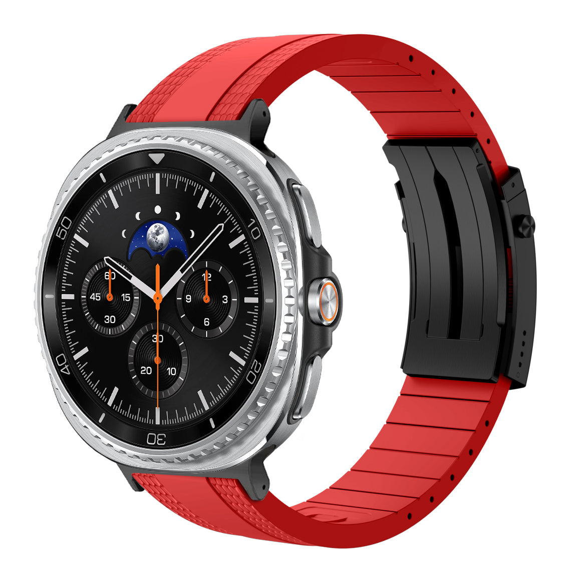 Samsung Galaxy Watch için Premium Ocean Luxe FKM Bant Sürümü