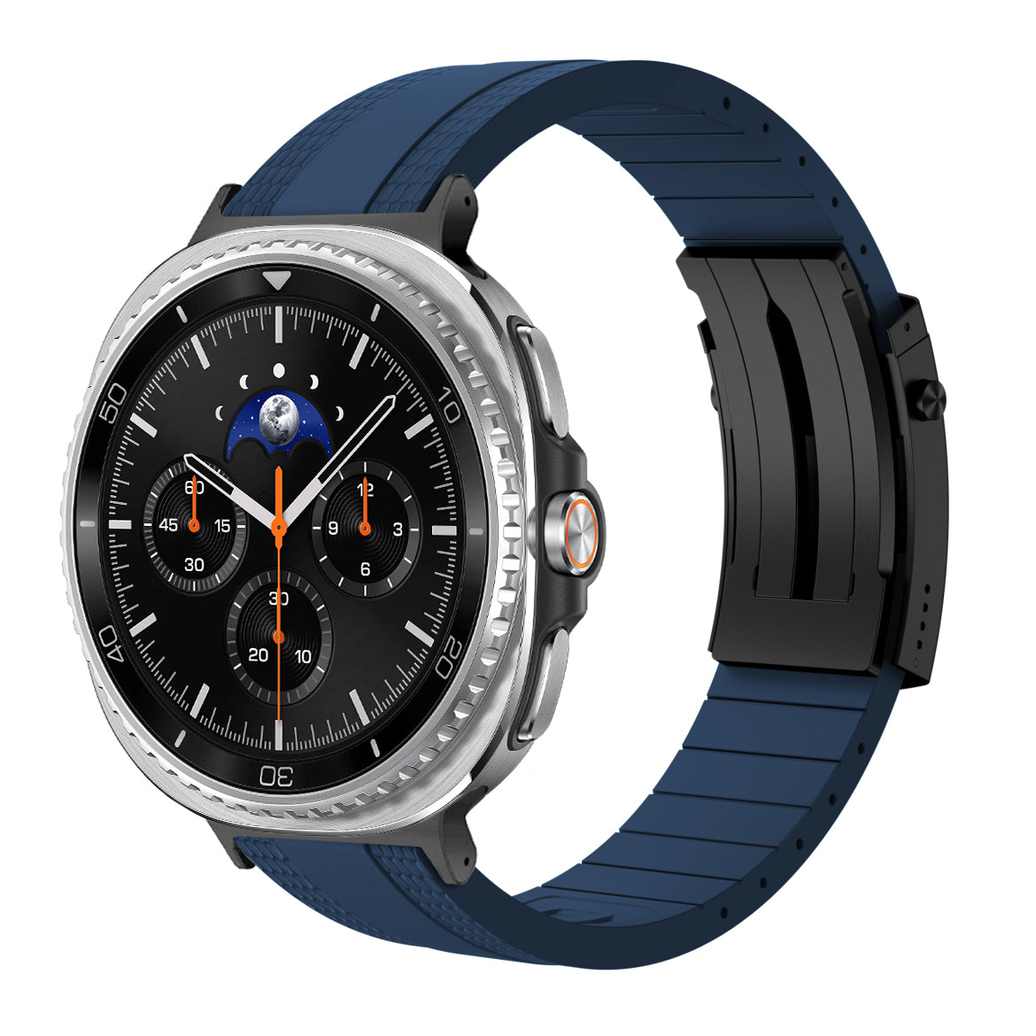 Samsung Galaxy Watch için Premium Ocean Luxe FKM Bant Sürümü