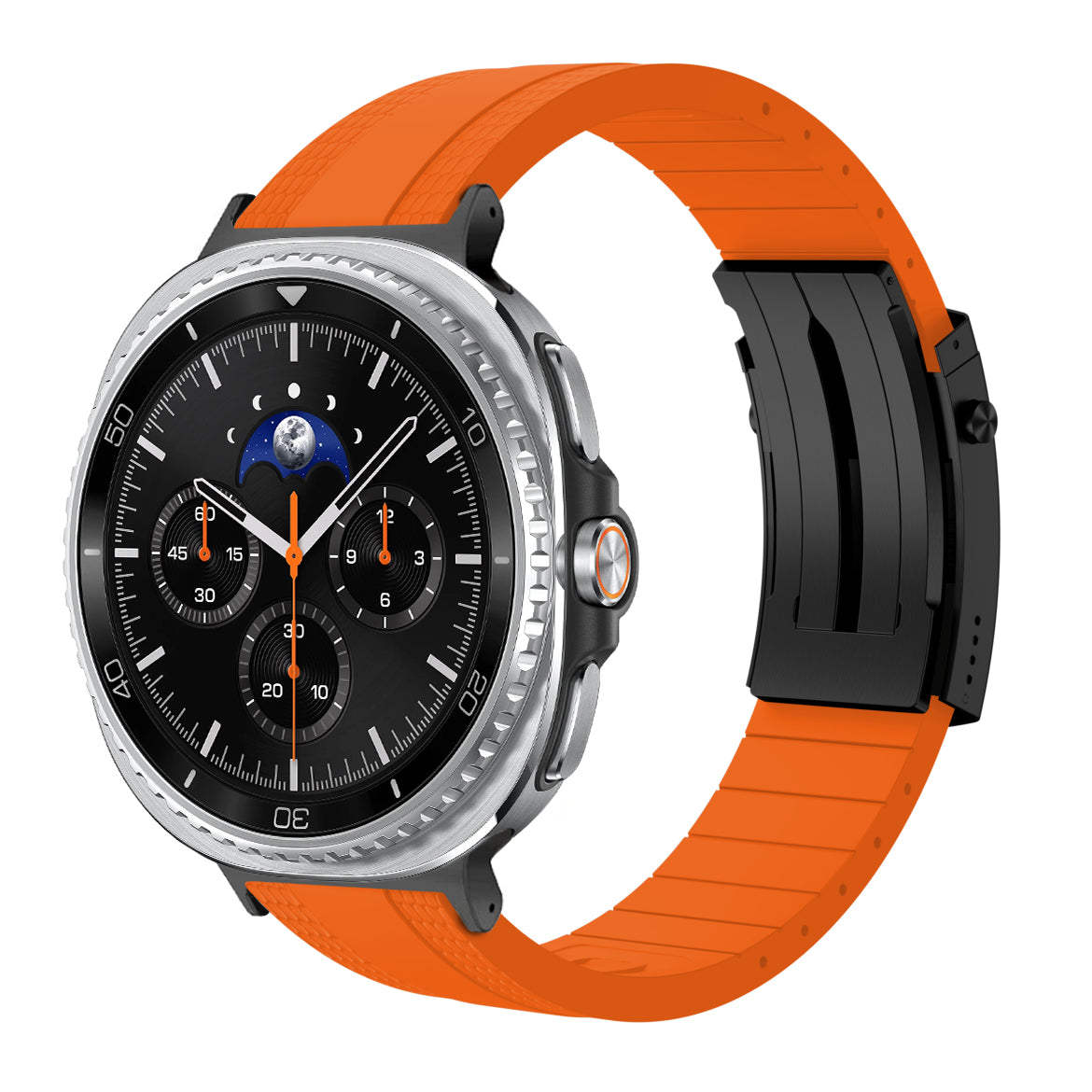 Samsung Galaxy Watch için Premium Ocean Luxe FKM Bant Sürümü