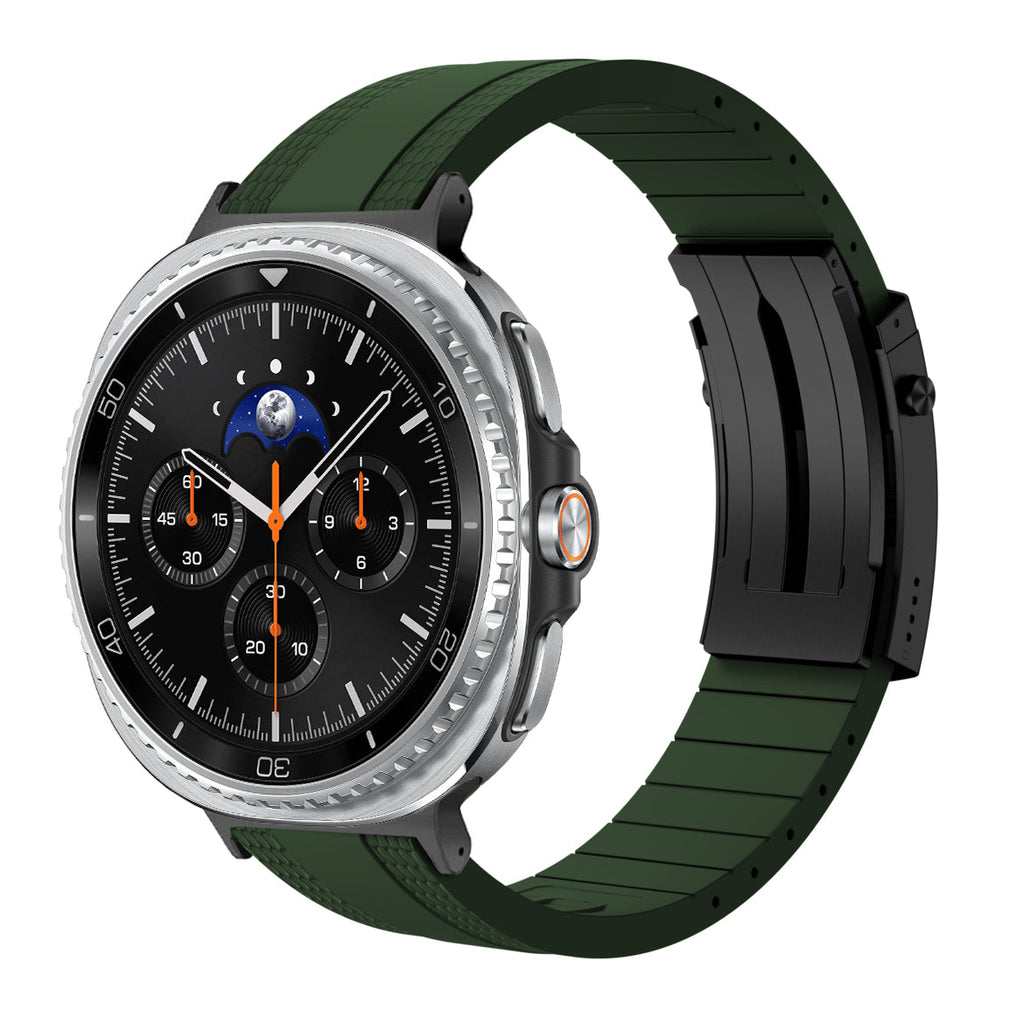Samsung Galaxy Watch için Premium Ocean Luxe FKM Bant Sürümü