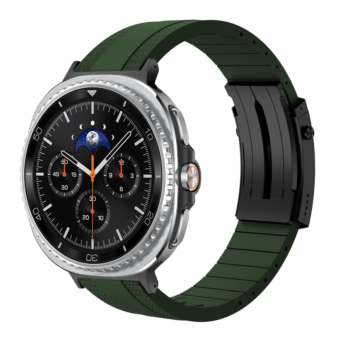 Samsung Galaxy Watch için Premium Ocean Luxe FKM Bant Sürümü