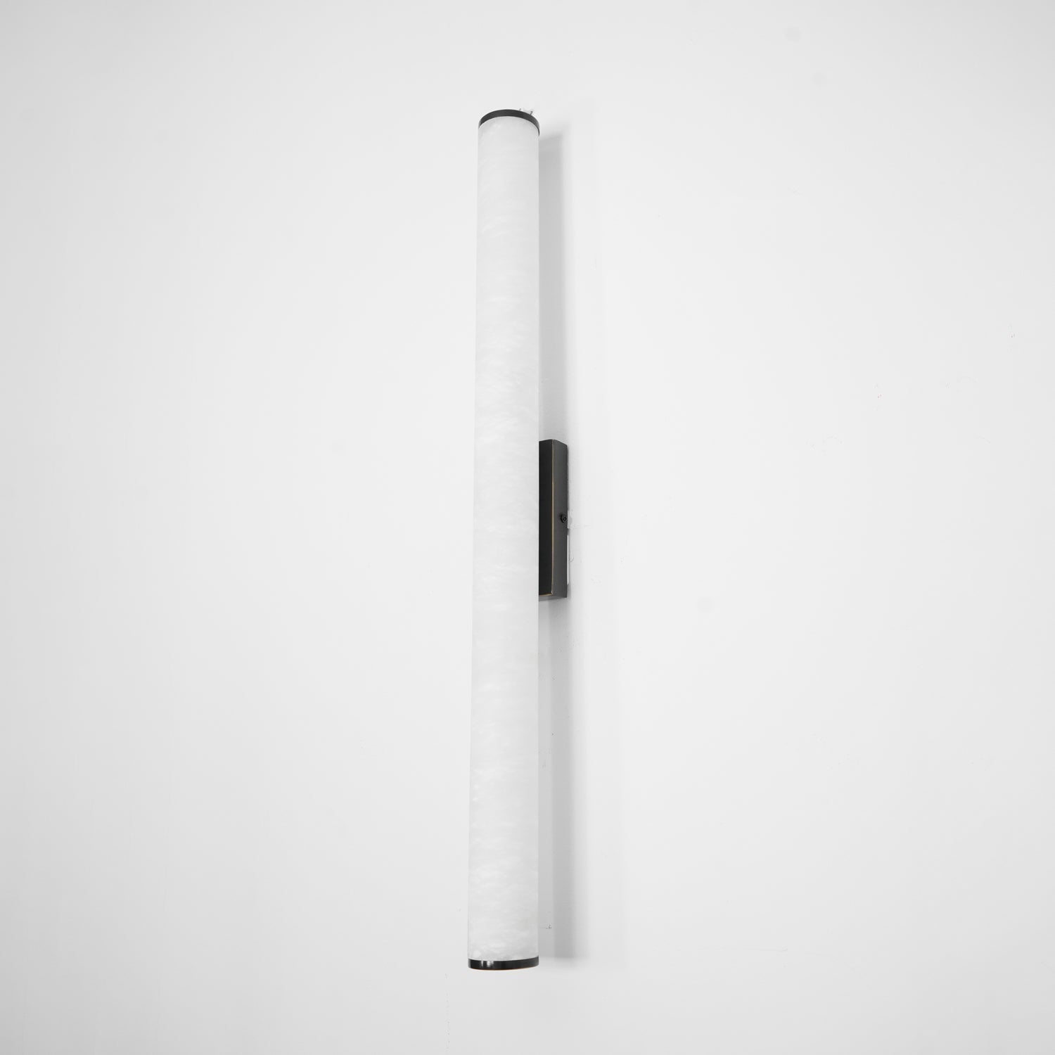 Alabaster Tube Wall Sconce With One Light LED Fixture