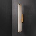 Alabaster Tube Wall Sconce With One Light LED Fixture