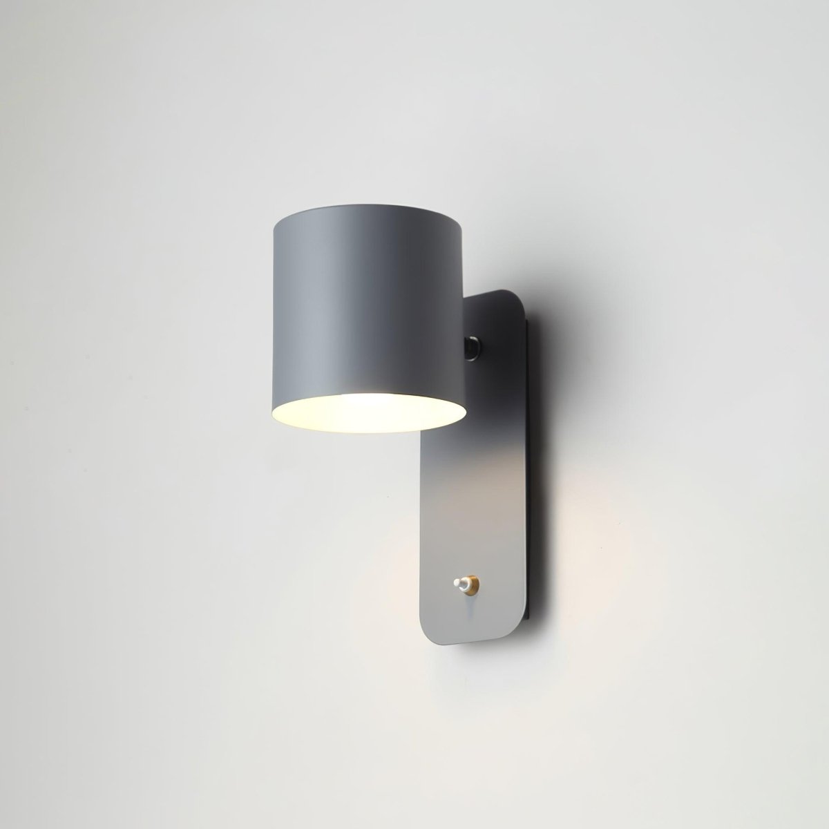 Applique da parete con testa rotante e LED cilindrico per illuminazione murale