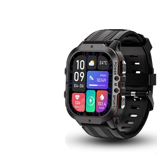 AquaPro Svømme Smartwatch: Vandtæt Sportsur - Ideel til Svømmere, Holdbar Vandafvisende Fitness Tracker