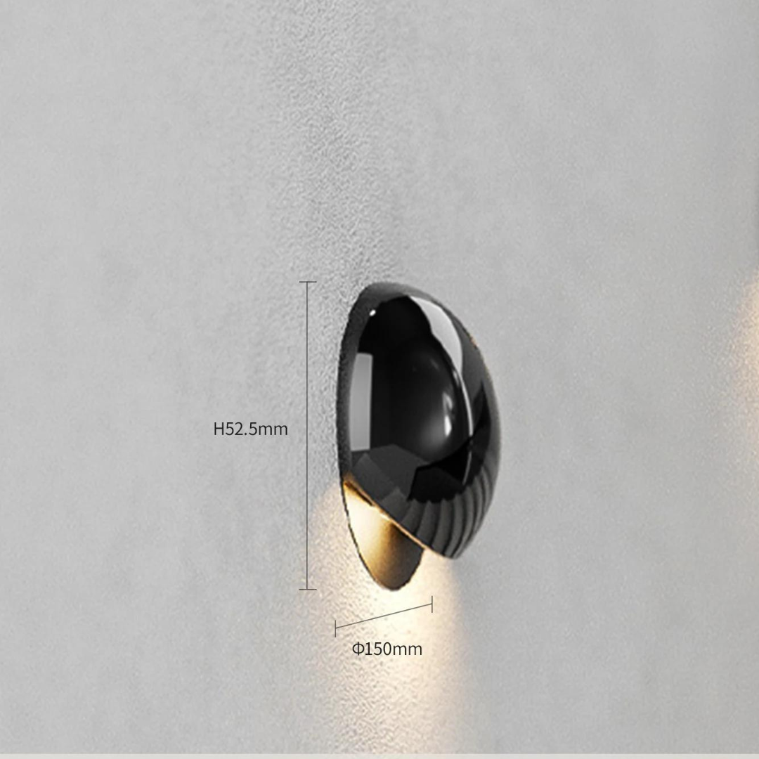 Lyra Vegglampe-serie i aluminium med moderne LED-lys