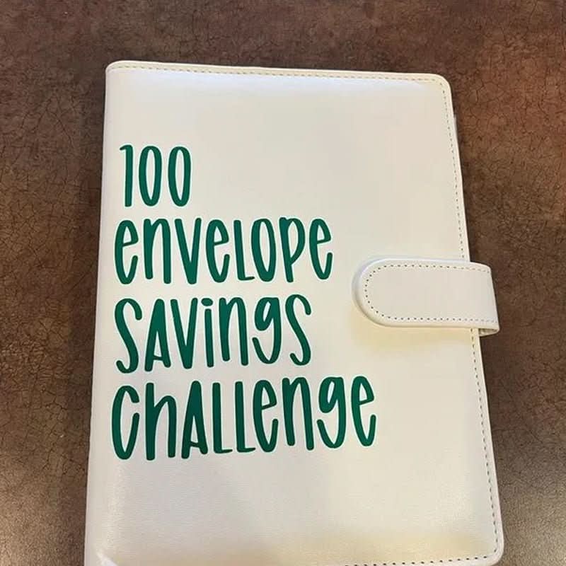 BrightNest 100 Envelope Challenge Budget Binder For Families Durable A5 Organizer