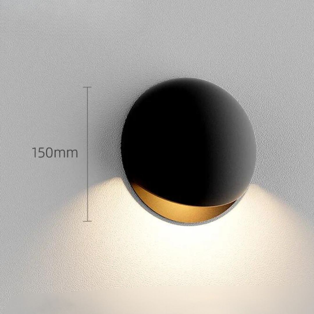 Lyra Vegglampe-serie i aluminium med moderne LED-lys