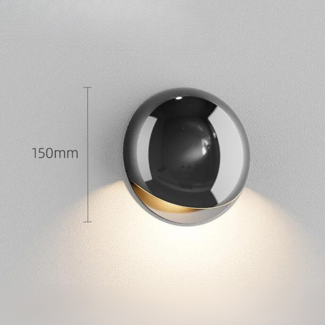 Lyra Vegglampe-serie i aluminium med moderne LED-lys