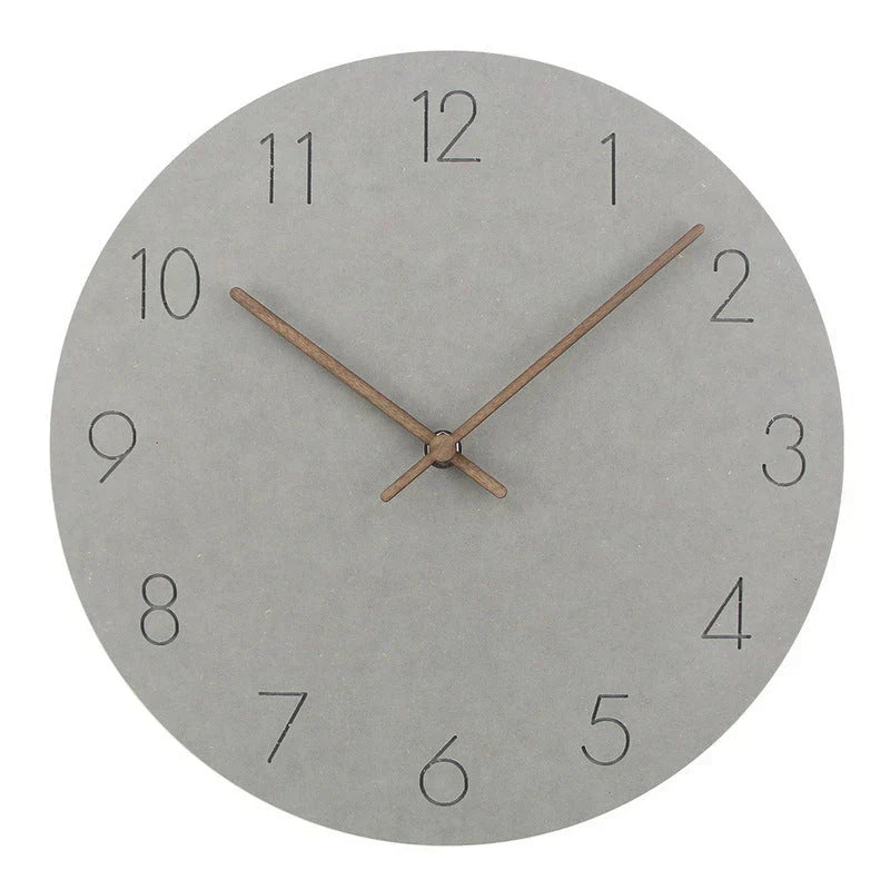 Lorien Nordic Minimalistische Wanduhr Lautlos 29 cm Durchmesser