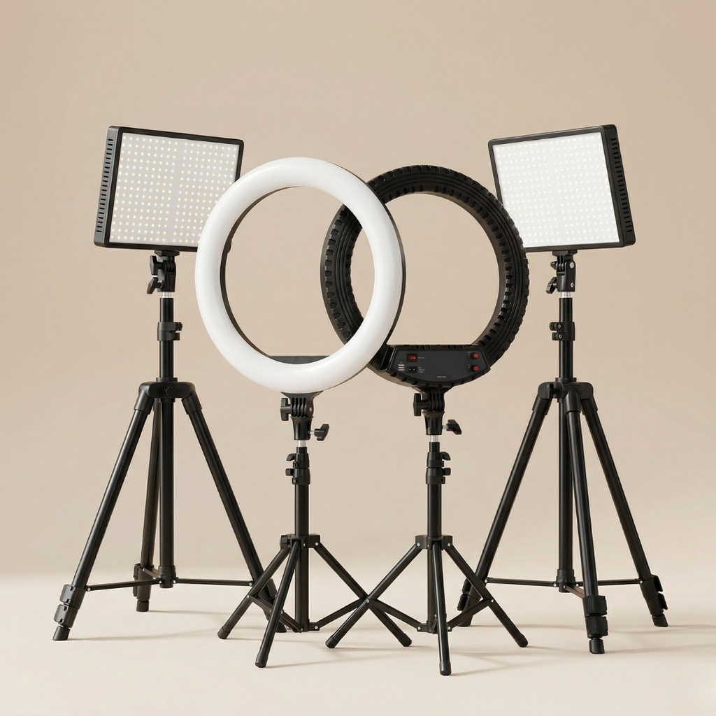 ProLite 18-Inch Circular LED Light With Tripod Stand