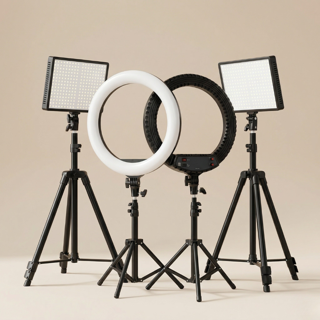 ProLite 18-Inch Circular LED Light With Tripod Stand