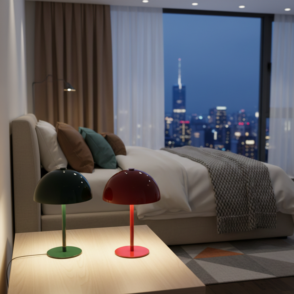 Ledningsfri LED-skrivebordslampe med genopladeligt batteri til fleksibel, moderne belysning | compagnien