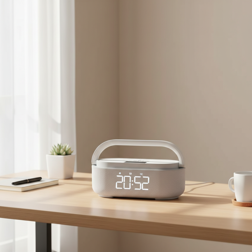 Tragbarer Bluetooth-Lautsprecher mit kabellosem Laden