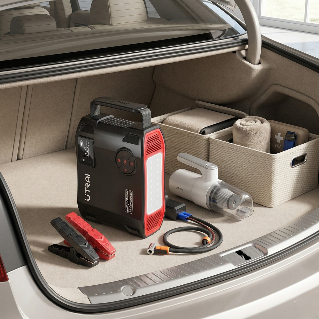 UTRAI 2000A Jump Starter Power Bank Portable Car Emergency Kit