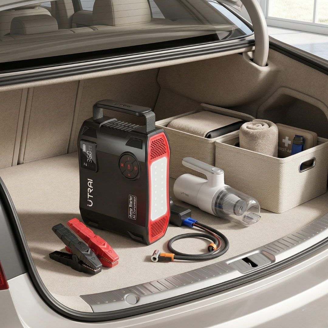 UTRAI 2000A Jump Starter Power Bank Portable Car Emergency Kit