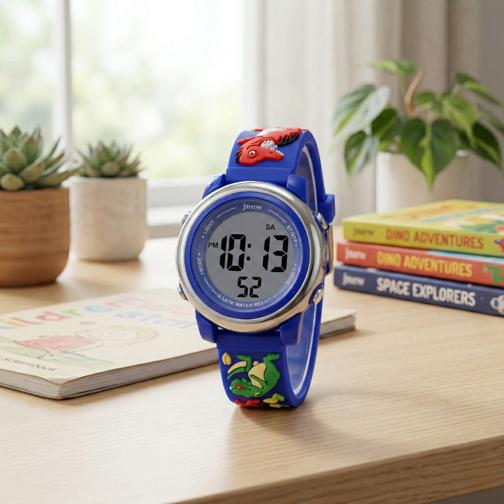Kids Smartwatch With Alarm And Water-Resistant Build