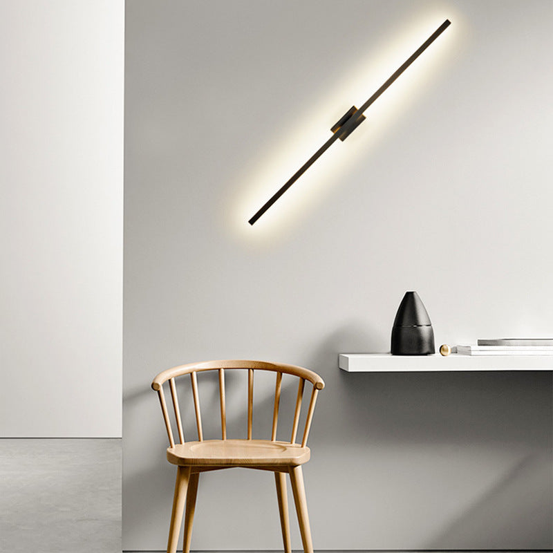 Norelle moderne justerbar stangvegglampe for stuer
