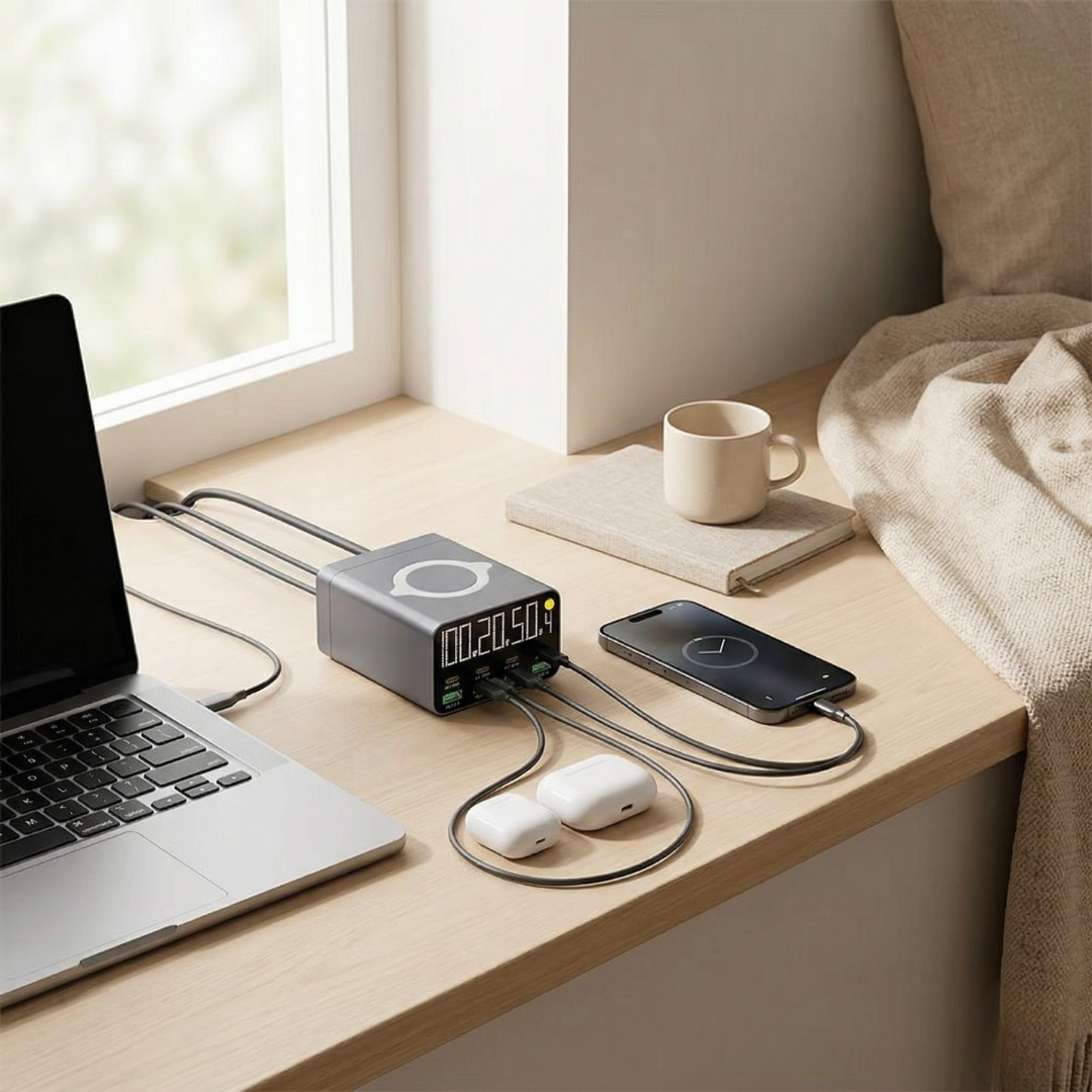 Versatile USB Charger Station With Multiple Ports For Electronics