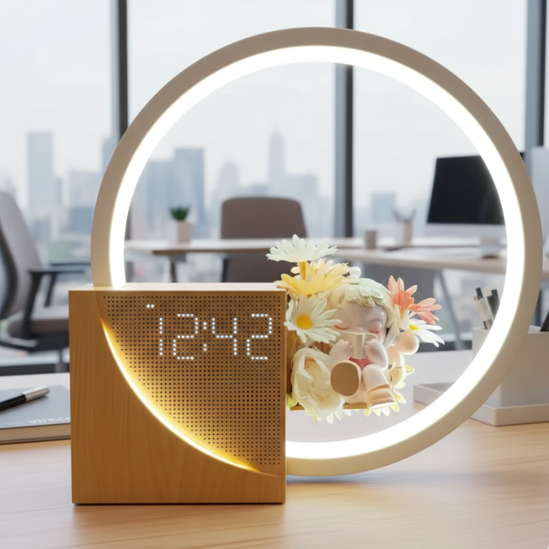 Bedside Lamp With White Noise For Peaceful Sleep Nightlight