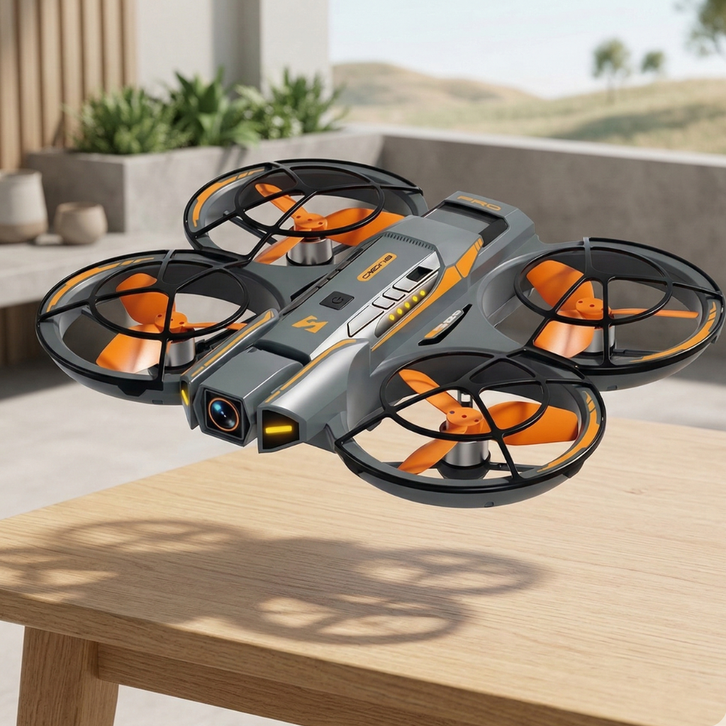 Kompakt drone med 8K-kamera og GPS til luftfotografering