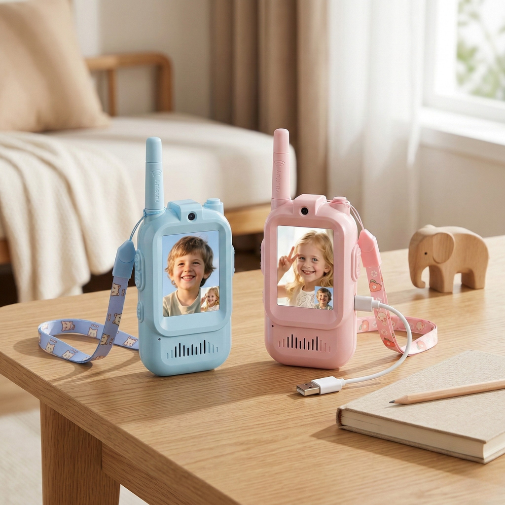 Video-fähige Walkie-Talkies für Kinder im Alter von drei bis sechs Jahren Spielzeit