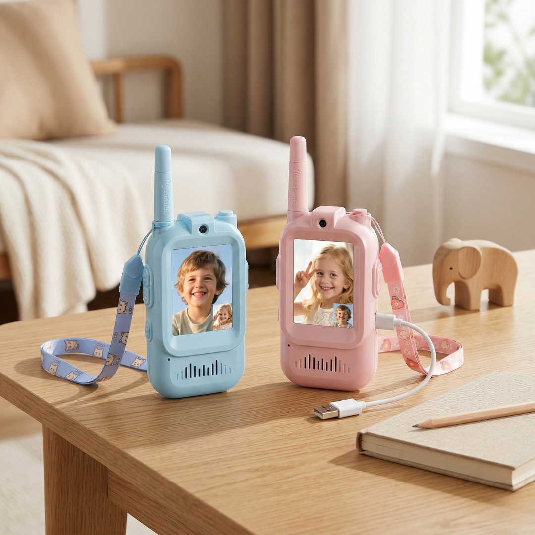 Video-fähige Walkie-Talkies für Kinder im Alter von drei bis sechs Jahren Spielzeit