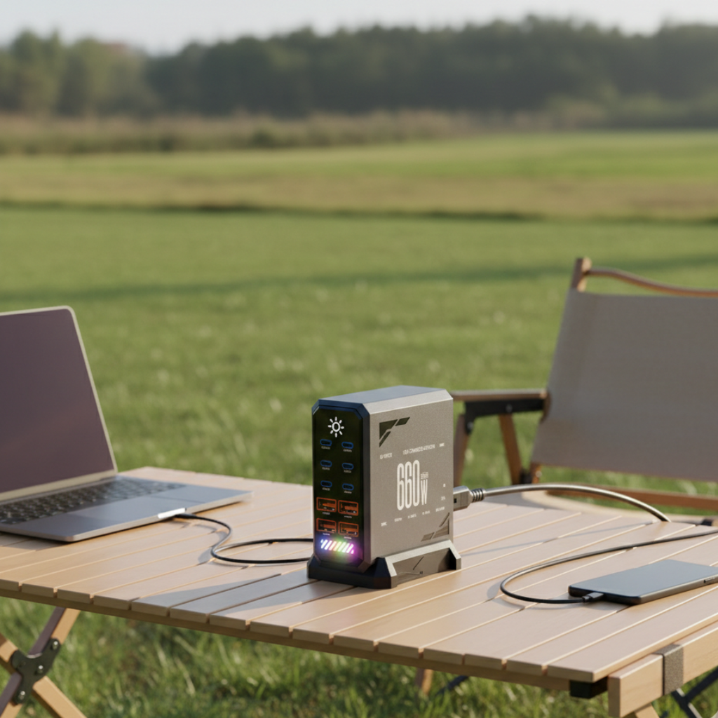 10-Port USB-C Charger Station For Fast Multi-Device Charging