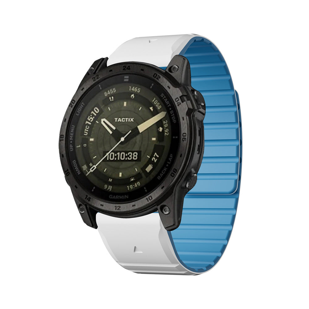 Silikon-Magnetarmband für Garmin-Uhr