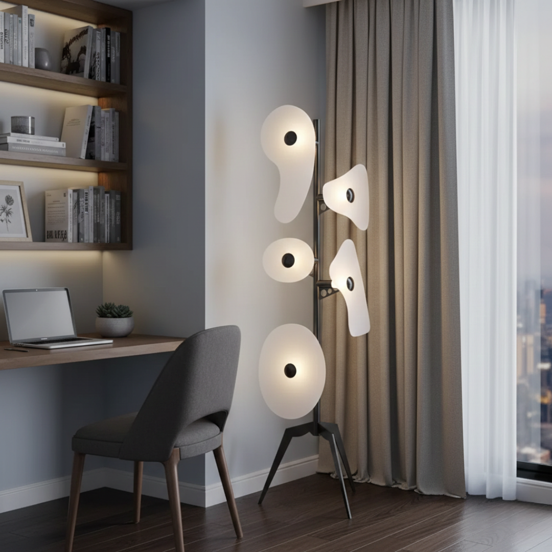 LED Floor Light With Color Changing Ambience For Modern Living Rooms