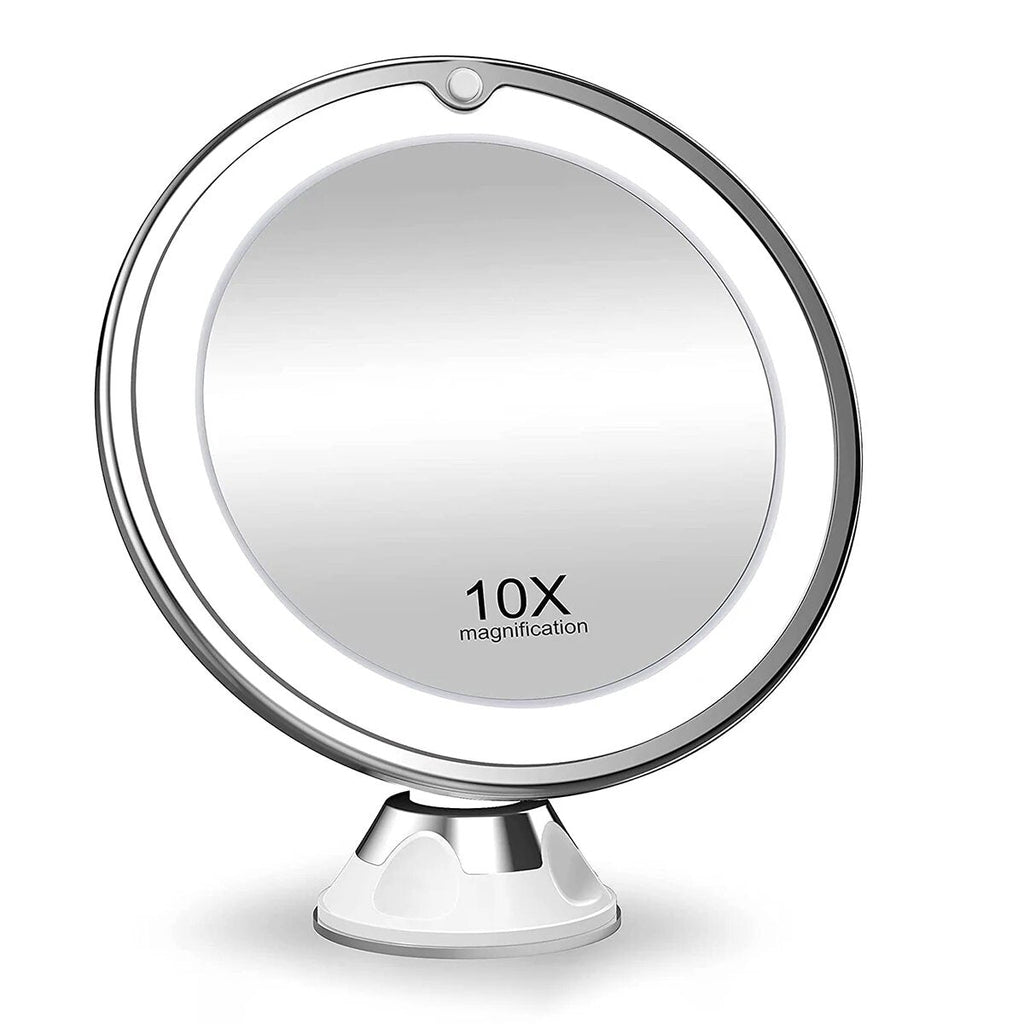 NovaLume 10x LED Makeup Mirror For Precise Makeup Detail, Pro And Home Use