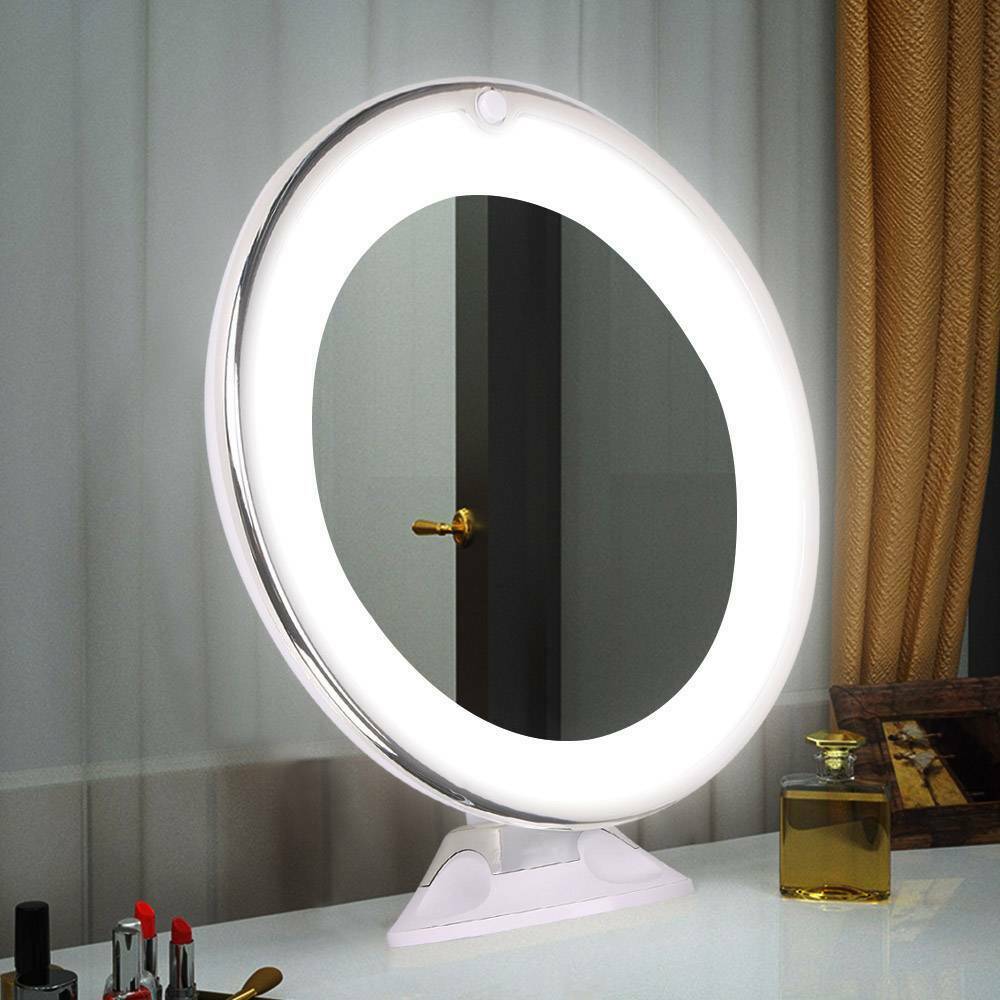 NovaLume 10x LED Makeup Mirror For Precise Makeup Detail, Pro And Home Use