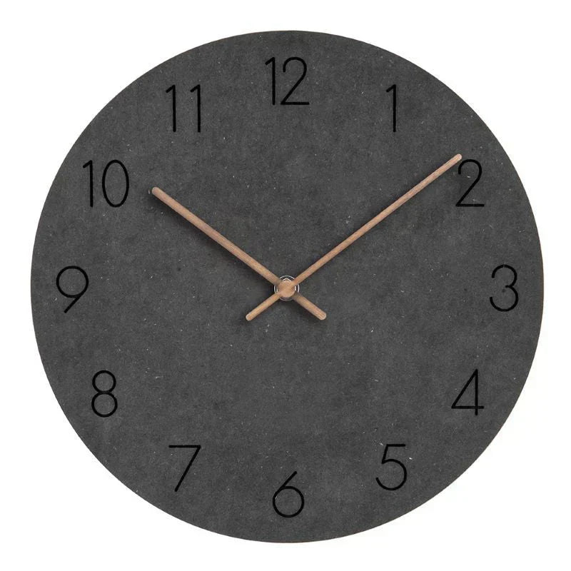 Lorien Nordic Minimalistische Wanduhr Lautlos 29 cm Durchmesser
