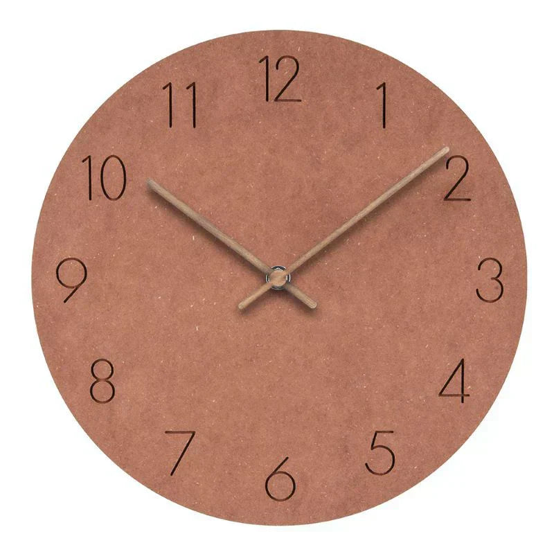 Lorien Nordic Minimalistische Wanduhr Lautlos 29 cm Durchmesser