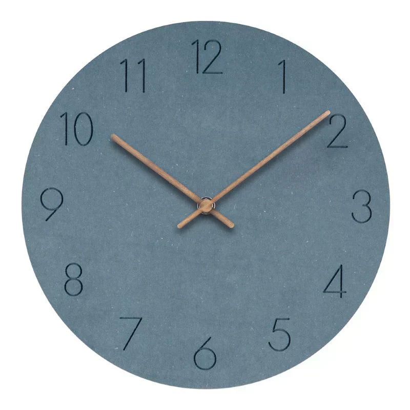 Lorien Nordic Minimalistische Wanduhr Lautlos 29 cm Durchmesser