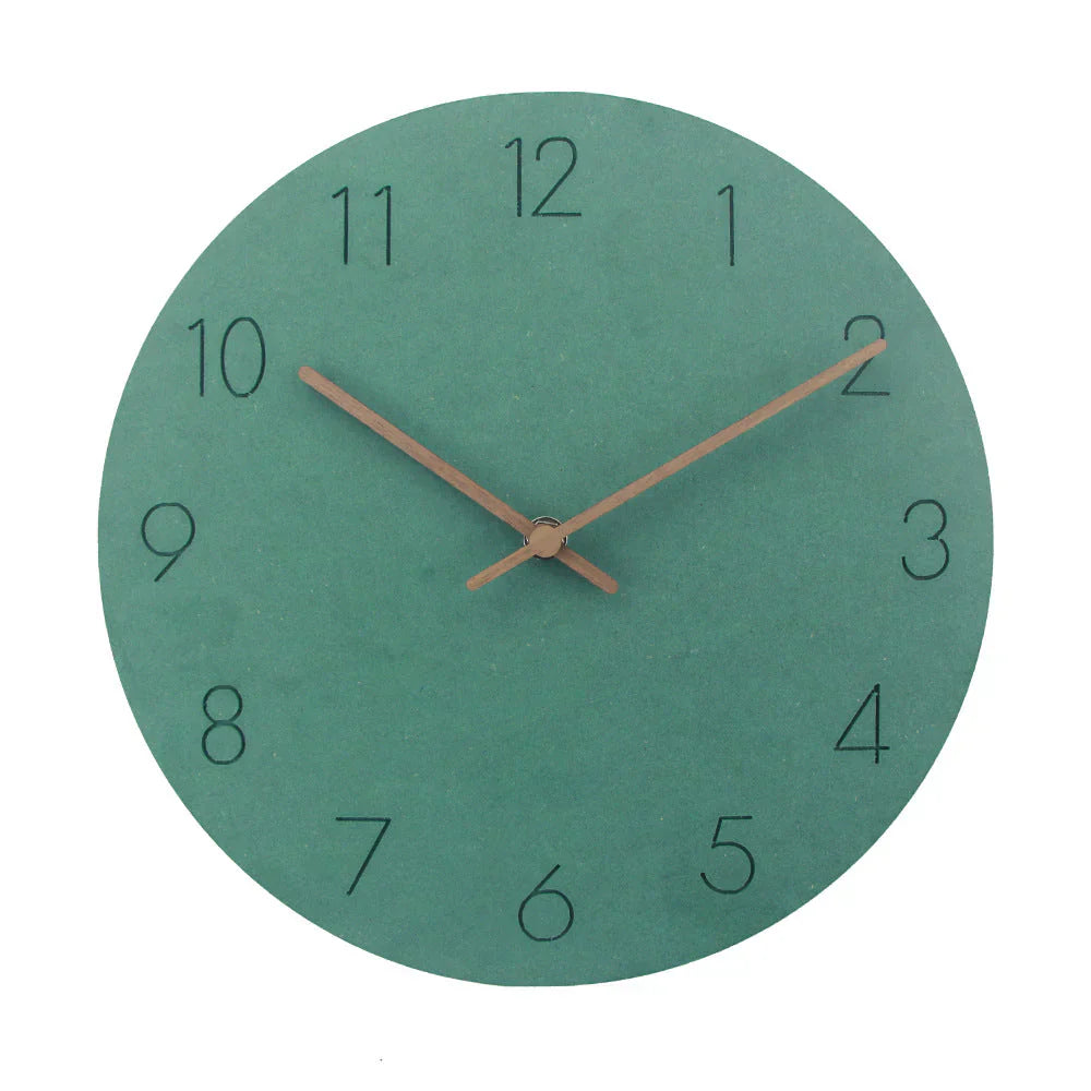 Lorien Nordic Minimalistische Wanduhr Lautlos 29 cm Durchmesser
