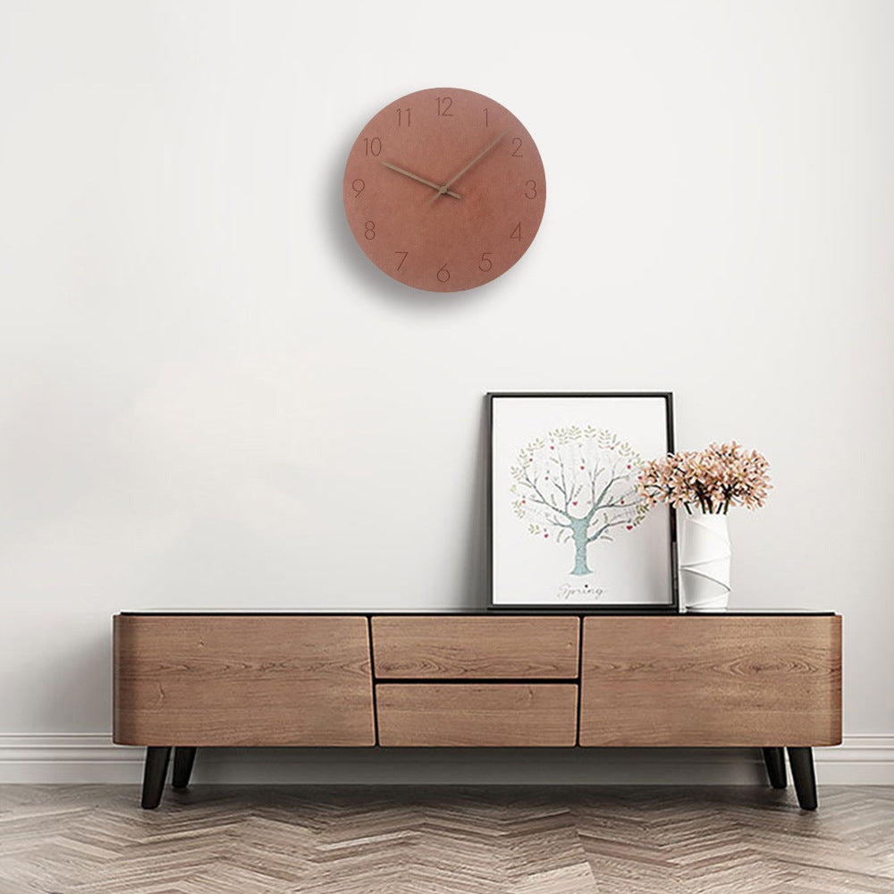 Fjordis Wall Clock Minimalist Silent 29 cm Nordic Design