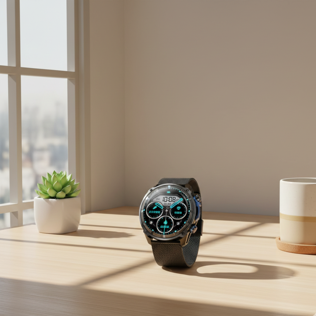 Smartwatch GPS do użytku na zewnątrz z mapami offline, wodoodporny zegarek sportowy
