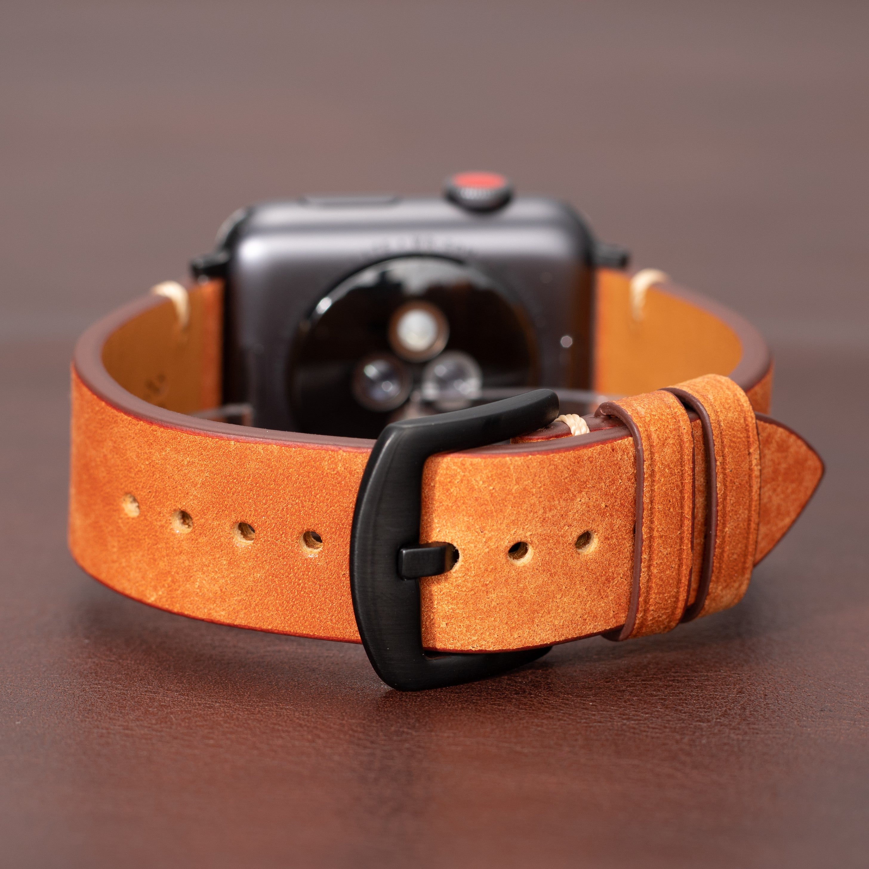 Premium italiensk læderrem til Apple Watch