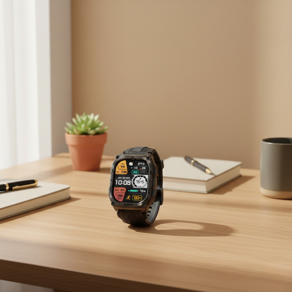 Vojenské GPS chytré hodinky pro náročné venkovní použití s AMOLED displejem