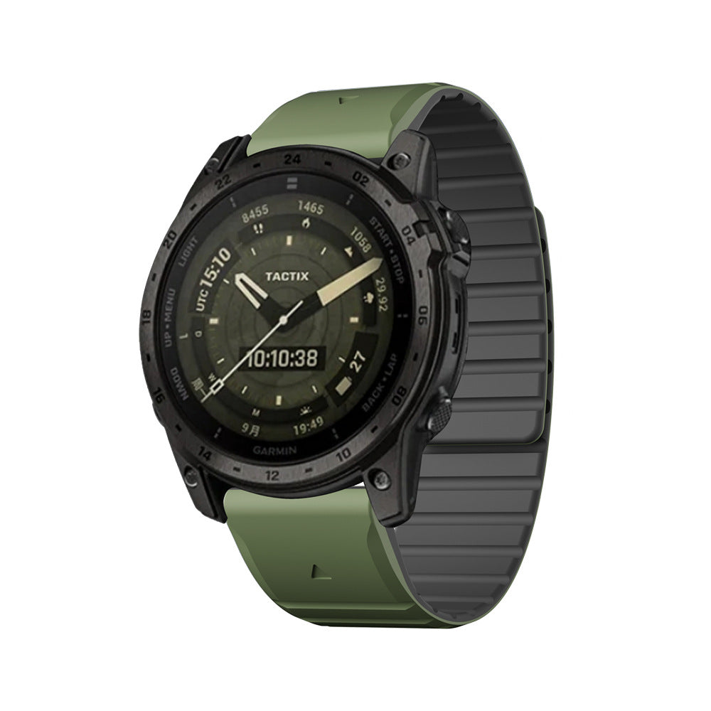 Silikon-Magnetarmband für Garmin-Uhr