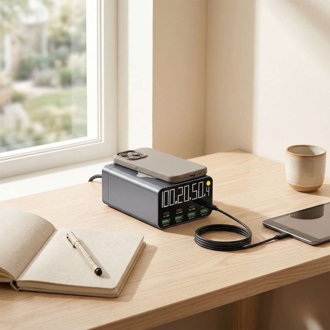 Versatile USB Charger Station With Multiple Ports For Electronics