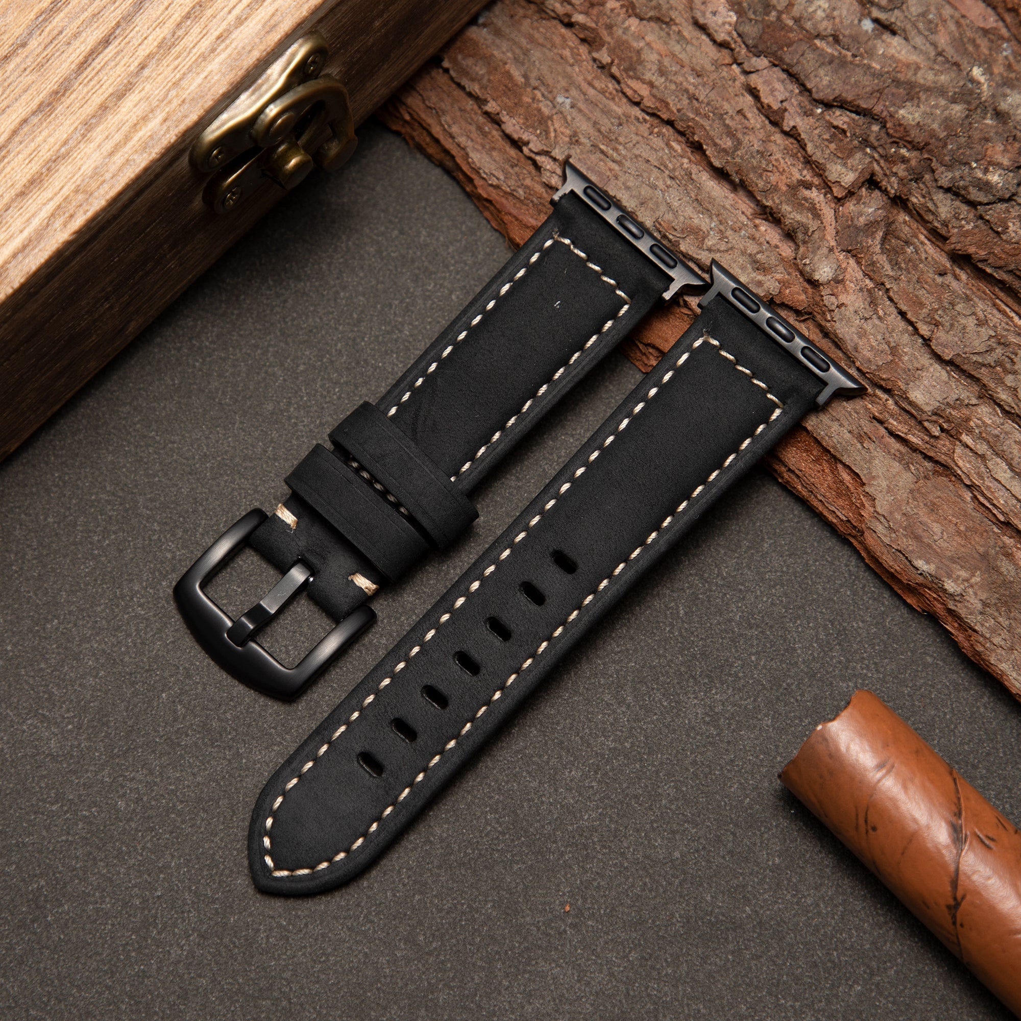 Apple Watch Band For Men With Leather, Timeless Style