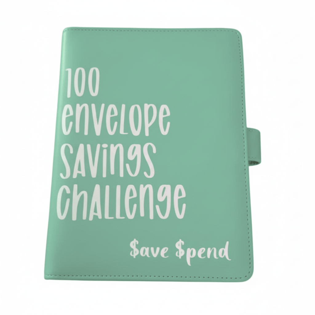 BrightNest 100 Envelope Challenge Budget Binder For Families Durable A5 Organizer